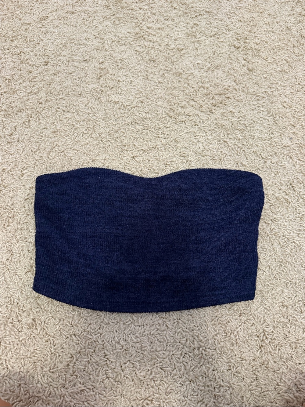 Women’s navy tube top
